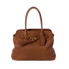 Сумка из кожи наппа Aventure Miu Miu